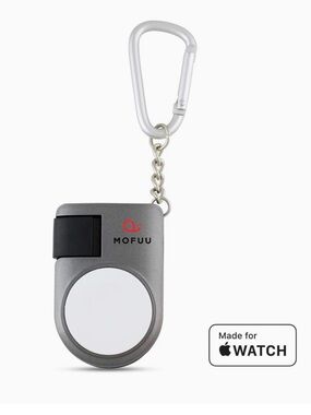 MOFUU Apple Watch Magnetic Charger Keychain Cable Gray